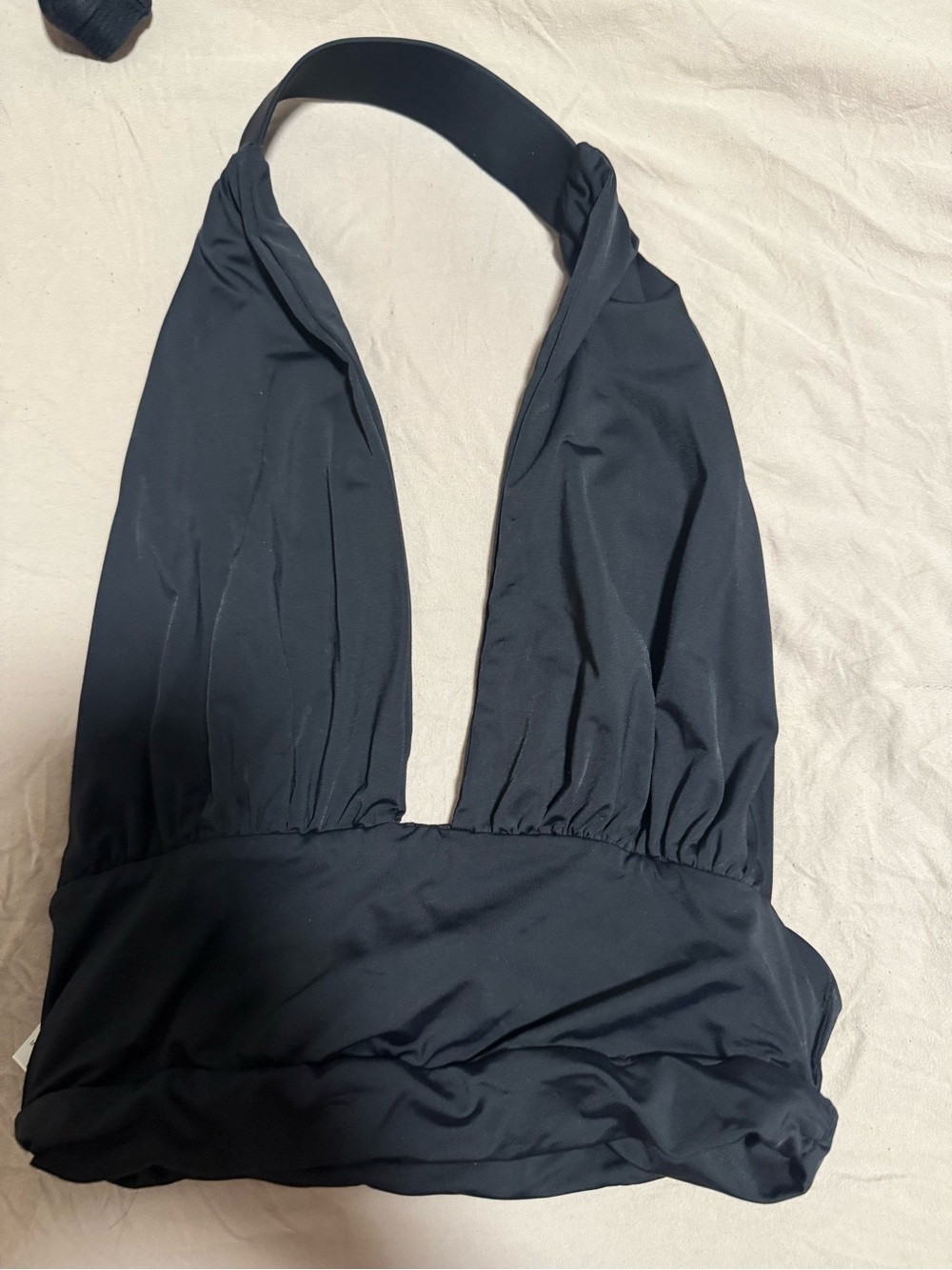 Princess Polly Black Halter Top